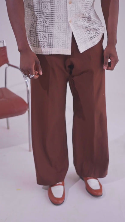 The Brown Cropped Pant