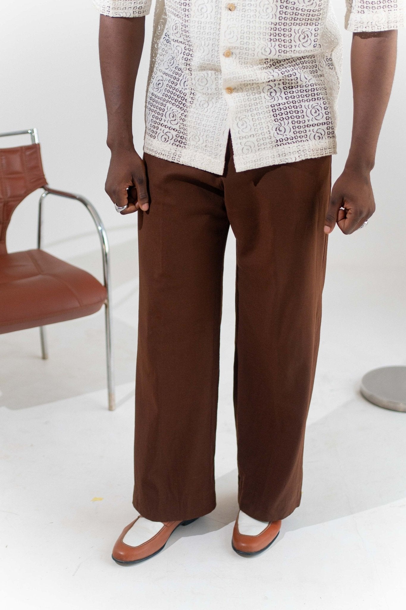 The Brown Cropped Pant - THE FEN BRAND