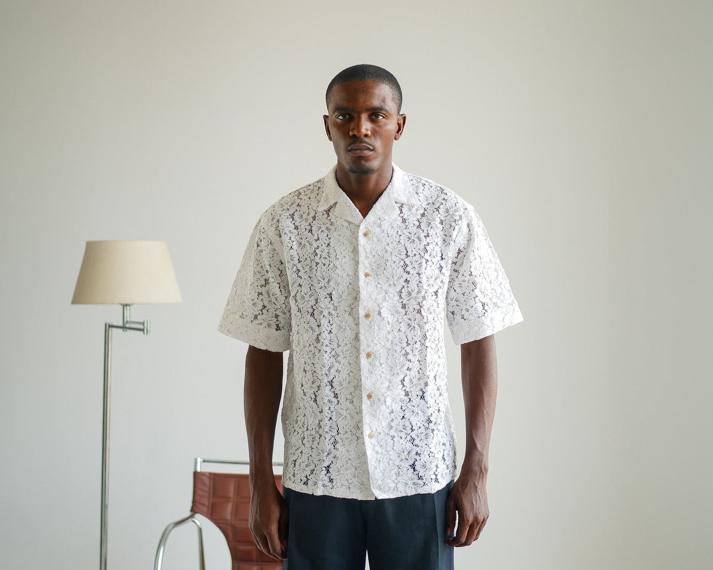 The Floral Lace Shirt - THE FEN BRAND