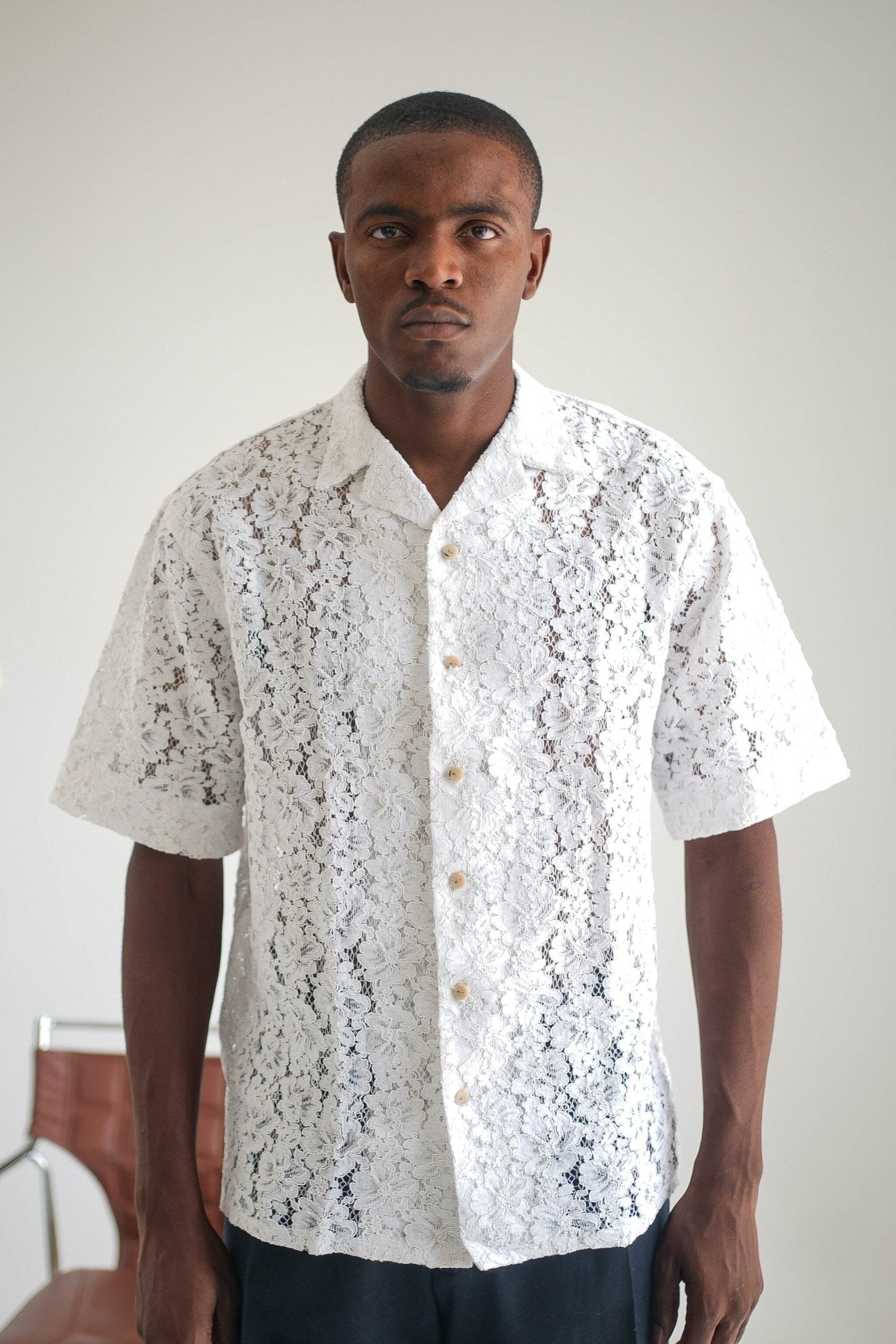 The Floral Lace Shirt - THE FEN BRAND